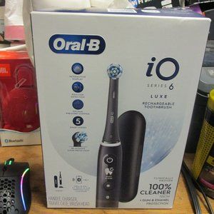 Oral-B iO Series 6 Rechargeable Toothbrush Black Lava